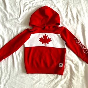 Roots Kids Organic Canadian Flag Hoodie
